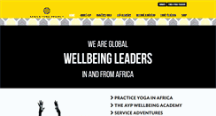 Desktop Screenshot of africayogaproject.org